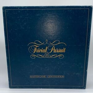 Vintage Trivial Pursuit Master Game Genus Edition Board Game Complete 1981